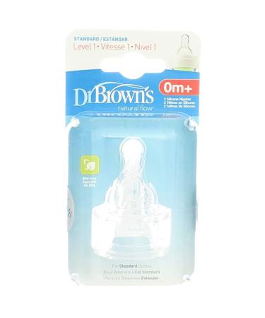 Dr. Browns Unisex Baby Natural Flow Level One Standard Nipple