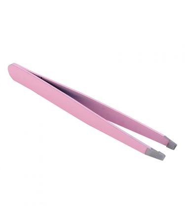 Tweezers For Women Eyebrow Tweezers 1 Pc Black/Pink Eyebrow Tweezer Hair Beauty Slanted Puller Stainless Steel Clips Makeup Tool