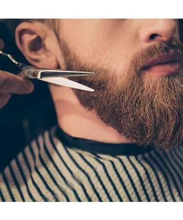 Eberbart Bartscher: Professional Rust-Free Stainless Steel Hair Cutting & Trimming Set with Synthetic Leather Etui & Free Book - Precision Beard & Facial Hair Care 18 cm - Buy Online on SooperMarket.com