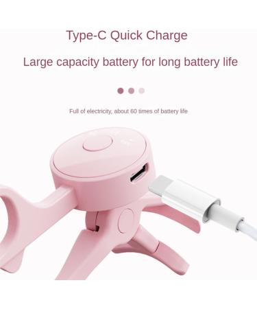 Wispbreeze Electric Eyelash Curler with 3 Heating Model Portable Eye Lash Perm Shaping and Thermal Eyelash Clip Pink - Buy Online on SooperMarket.com