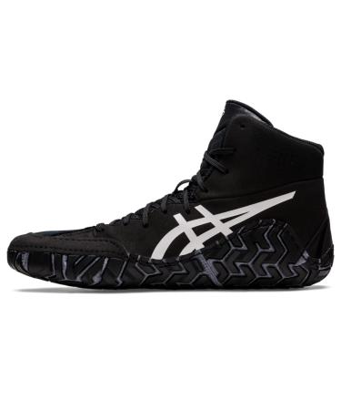 ASICS Men's Aggressor 5 Wrestling Shoes 10 Black/White