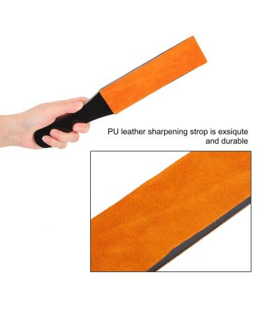 Professional Leather String String & Polishing Paddle - 30x5x2 Double Size PU Leather Manual Razor Sharpening Board - Buy Online on SooperMarket.com