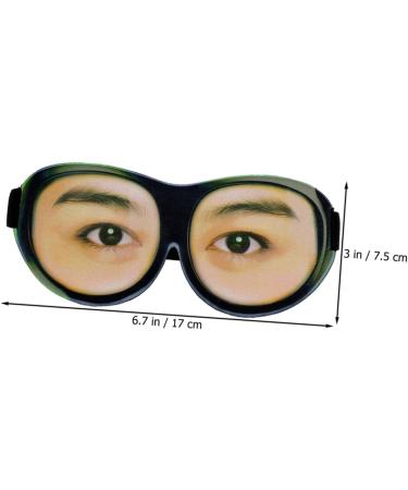 Buy Gatuida 2pcs 3D Eyeshade Sleep Mask - Funny Eye Printing Sleeping Mask for Travel & Airplane - Best Sleep Helper - Buy Online on SooperMarket.com