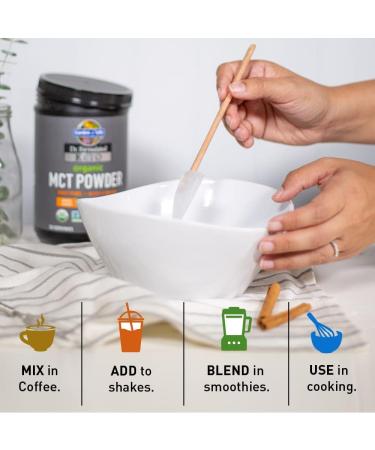 Garden of Life Dr. Formulated Organic MCT powder 0.373 Gram Unflavored. Sustainably Grown Coconuts and no palm oil. Certified Organic Non-GMO Verified Vegan Certified Gluten Free Certified Keto Certified and Paleo Certified. - Buy Online on SooperMarket.com