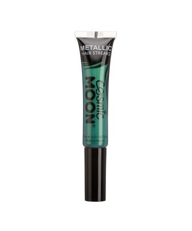 Metallic Hair Colour Streaks | Cosmic Moon 15ml - Green | Temorary Wash Out Hair Dye