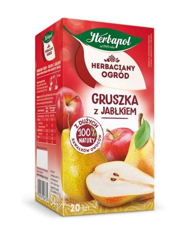 Apple & PearTea Natural Pure And Refreshing Herbal Fruit Infusion Herbapol