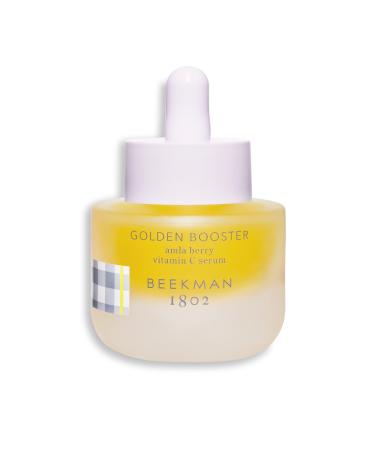 Beekman 1802 Golden Booster Amla Berry Serum - 0.5 fl oz - Plant-Based Vitamin C Alternative - Evens Skin Tone & Reduces Appearance of Dark Spots - Good for Sensitive Skin - Cruelty Free