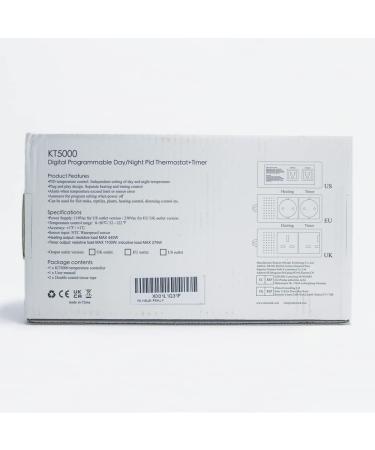 KETOTEK Digital Dimming Thermostat Reptile Day/Night Timer | PID Temperature Controller for Heat Lamps, Terrariums, Aquariums | Waterproof Sensor Probe KT5000 - Buy Online on SooperMarket.com