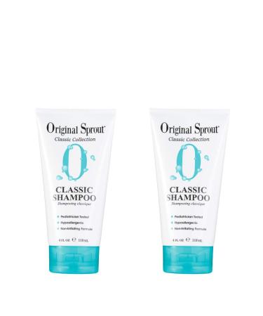 Original Sprout Classic Shampoo. Sulfate Free Shampoo for Classic Hair Care. 4 Ounces. 2 Pack. (Packaging May Vary)