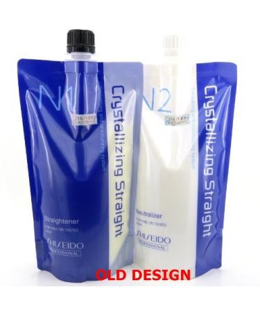 Buy N1+2 Shiseido Professional Crystallizing Hair Straightener & Neutralizing Emulsion 400ml - Perfect for Natural & Sensitized Hair | International Shipping Available - Buy Online on SooperMarket.com