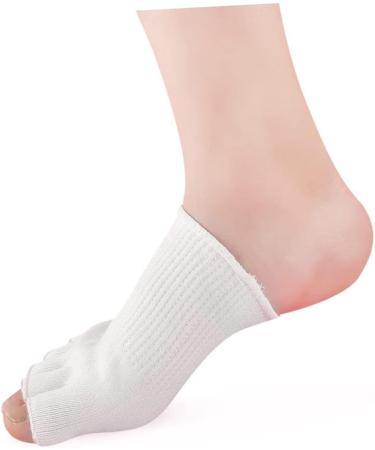 Mikinona 1 Pair Gel Feet Sock Gel Socks for Feet Dry Feet Gel Socks Bunion Splints Pad Foot Moisturizing Socks Five Toe Gel Socks Toe Spacers Toe Spreader Toe Socks - Buy Online on SooperMarket.com