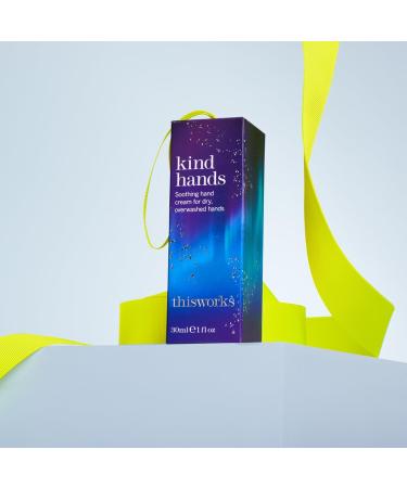 This Works Stress Check Kind Hands Gift Box 30ml - Hydrating Hand Cream Enriched with Shea Butter Vitamin E and Ylang Ylang Essential Oils - Soothing Hand Moisturiser for Dry and Sensitive Skin - Buy Online on SooperMarket.com