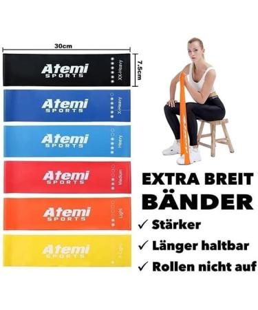 Resistance Bands for Glute Training | Extra Wide Exercise Bands | #1 Yellow (X-Light) Sold Individually | International Shipping Available - Buy Online on SooperMarket.com