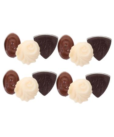 HOMSFOU 12pcs Chocolate Decor Shop Display Prop Faux Dessert Bulk Pvc Little Vacation