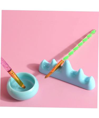 minkissy 4 Sets Nail Art Brush Cup Nail Soak off Bowl Chinese Bask Plastic Sponge Manicure - Buy Online on SooperMarket.com