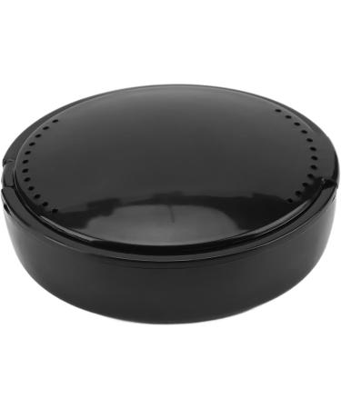Denture Container | Easy to Clean Lightweight & Portable | Eco-Friendly Solution for the Elderly (Black) - Buy Online on SooperMarket.com