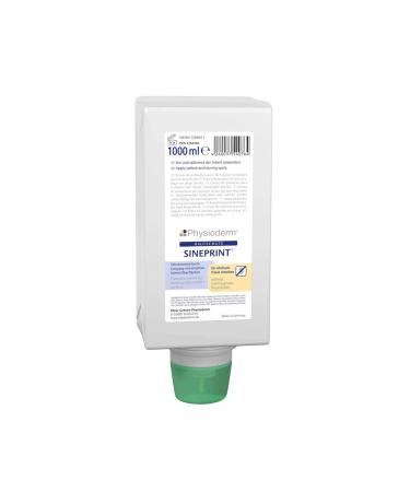 PHYSIODERM hand protection cream Sineprint skin cream hand cream protection against grease marks content: 1 litre vario bottle
