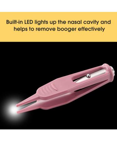 Baby Safe Nose Clean Clip with LED Light | Zroven Tweezers for Toddler Care | Ear Nose & Navel Booger Remover - Buy Online on SooperMarket.com