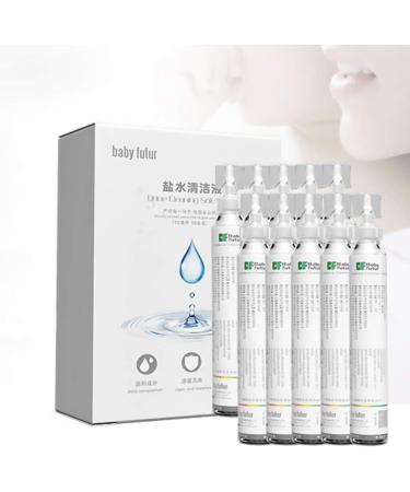 10pcs Saline Solution for Inhalation - Easy Nasal Cleansing for Babies & Adults - Buy Online on SooperMarket.com