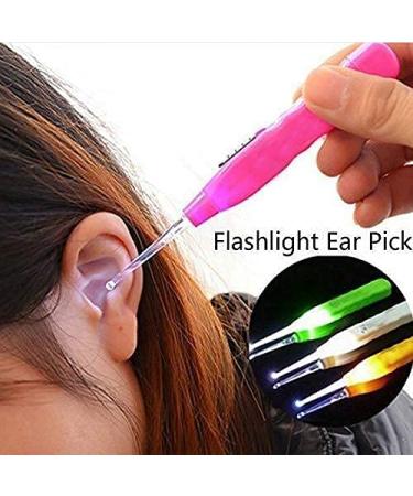 LED Flashlight Earpick - Ear Wax Remover & Cleaner for Kids and Adults - Buy Online on SooperMarket.com