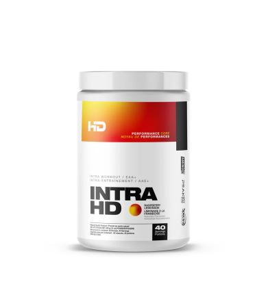 HD MUSCLE IntraHD Intra Workout EAA+ Powder | Increase Endurance Enhance Muscle Recovery Hydration Support | 10g EAAs 2g Taurine 1g Coconut Water Powder | 40 Servings (Raspberry Lemonade) Raspberry Lemonade 40 Servings