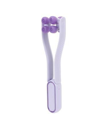 V Face Roller Massager - Face Lifting & Tightening Tool for Double Chin & Wrinkles - Manual Purple Beauty Device for Home Use - Buy Online on SooperMarket.com