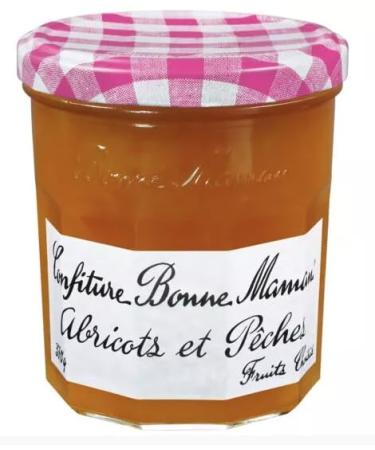 Bonne Maman Apricot & Peach jam 370g - Pack of 3