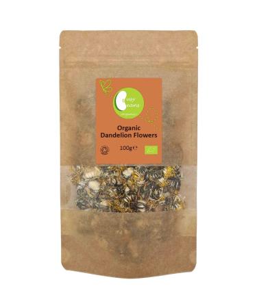 Organic Dandelion Flowers - Certified Organic - by Busy Beans Organic (100g)