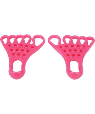 Adjustable Toe Foot Stretcher Bunion Corrector & Ankle Brace - Pink Toe Stretch Belt for Muscle Relaxation in Women and Men - Buy Online on SooperMarket.com