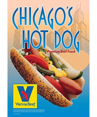 Vienna Beef Chicago Style Hot Dog Kit - 16 Pack | Authentic Ingredients for Classic Flavor - Buy Online on SooperMarket.com