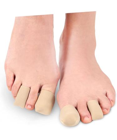 KALLORY 2pcs Silicone Gel Toe Sleeves - Toe Protectors and Finger Tube Sleeves for Toe/Finger Protection - Buy Online on SooperMarket.com