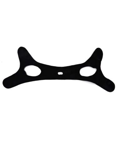 Anti Snoring Aid Device Anti-Snoring Strap Anti-Snore Chin Strap Easy to Wear Anti-Snore Strap Adjustable Snore Reduction Strap for Sleeping Aid(Triangular Mesh Cloth Snoring Belt (Black))