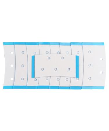 WLLHYF 36 Pieces Wig Hair Piece Tape Double Sided Adhesive Wig Tapes Clear Waterproof C-Shaped Hair Strips Pre-Cut Lace Wigs Tape Beauty Tool for Toupees Hair Pieces and Hair Extension