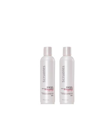 Scruples Color Renewal Hair Conditioner - Color Retention Conditioner for Color Treated Hair - UV Absorbers Ensure Protection from Sun-Fading & Elements - Gentle for All Hair Types 8.5 oz (Pack of 2)