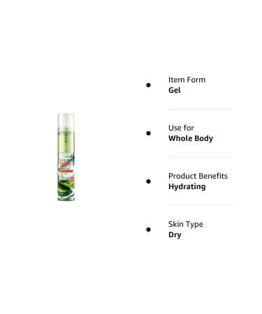 Aloe Vera 98% Moisture Soothing Gel Mist - Hydrating and Refreshing Formula - Buy Online on SooperMarket.com