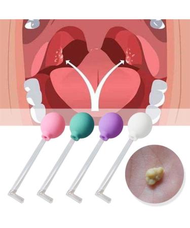 Tonsil Stone Remover Tool Manual Style Remover Mouth Cleaning Care Tool Ear Care Stone Wax Health Tools Remover Tonsil Random 1pcs