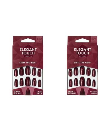 Elegant Touch Core Colour Nails Steel The Night (Pack of 2) small (Pack of 2) Single