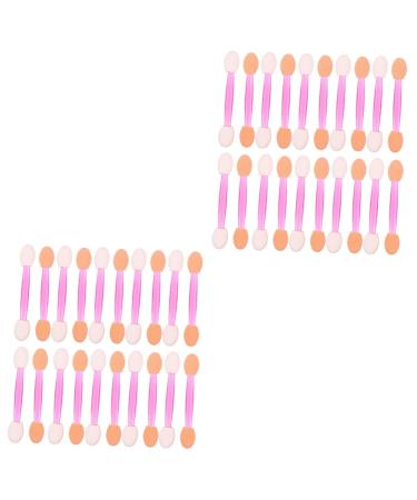 Healeved 160 Pcs Sponge Makeup Stick Eyeshadow Makeup Brush Cosmetic Eye Shadow Sponge Non Latex