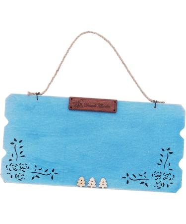 ABOOFAN Blank Hanging Wood Plaque Sign Halloween Body Parts Door Plaque House Number Wooden The Sign medium Blue - Buy Online on SooperMarket.com