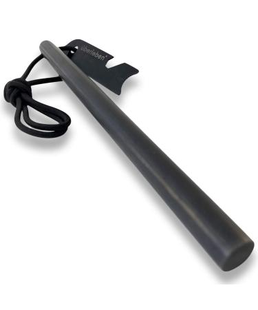 berleben Krftig Fire Starter - Round Solid Ferro Rod - 1/2" Thick Fire Steel - 20,000+ Strikes, Sparks Up to 5,500F/3000C - Survival Igniter with Shock-Cord Neck Lanyard & Multi-Tool Striker 8"