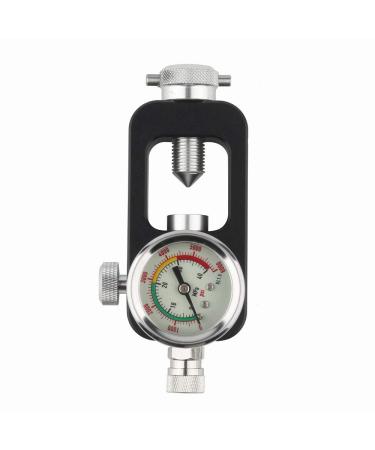 HPDMC 6000psi Scuba Paintball Tank Refill Adapter Aluminium Alloy Fill Station F058-Black