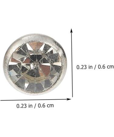 EXCEART 400 Sets Diamond Stud Rivets DIY Crafts Clothes DIY Rivets DIY Luggage Rivets Crystal Leather Goods 0.6X0.6X1CMx2pcs As Shownx2pcs - Buy Online on SooperMarket.com