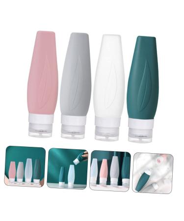 Flexible Silicone Squeeze Bottles Set - Travel Toiletries & Makeup Storage - Ideal for Lotion and Cosmetics - Buy Online on SooperMarket.com