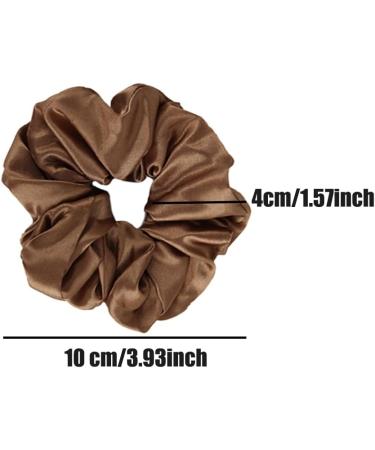 6 Pieces Hair Scrunchies Multi Colors Satin Elastic Soft Hair Ties Scrunchy Hair Bands for Girls and Ladies - Buy Online on SooperMarket.com