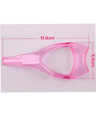 Pinicecore 3 in 1 Eyelash Makeup Tool - Mascara Guard Applicator & Comb - Perfect for Upper & Lower Lashes - Pink | International Shipping - Buy Online on SooperMarket.com