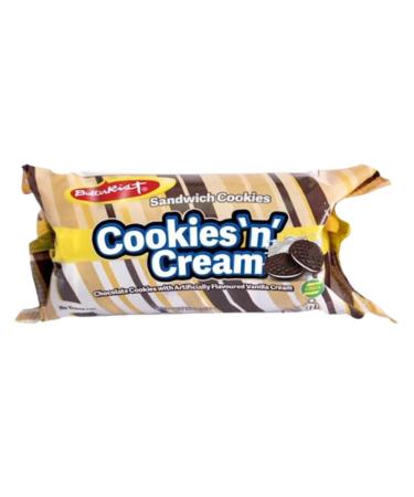 Butterkist Sandwich Cookies N Cream 55g Box of 36-Fd
