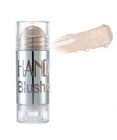 Lovelycat Chubby Blush Stick Multipurpose Blush Blush Stick For Cheeks Cream Blush Pink Blush Peach Stick Matte Stick Highlighter Stick Brighten Skin Colour Milk Blush Stick (01#Highlighter)