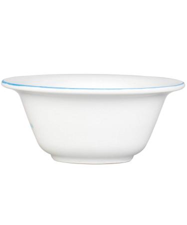 Fendrihan Porcelain Shaving Bowl with Hand-Painted Light Blue Rim - Premium Quality for a Luxurious Shaving Experience | Buy Internationally - Buy Online on SooperMarket.com