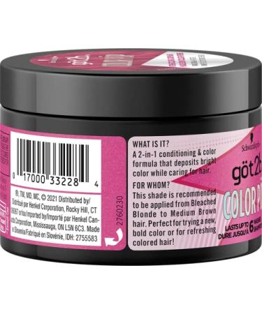 Got2b Color Pop Pink Semi-Permanent Hair Color Mask 5.1 oz - Buy Online on SooperMarket.com