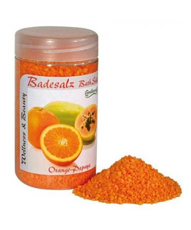 Bath salt orange papaya camomile 60 foot bath additive for the feet with fruit extract 350 g